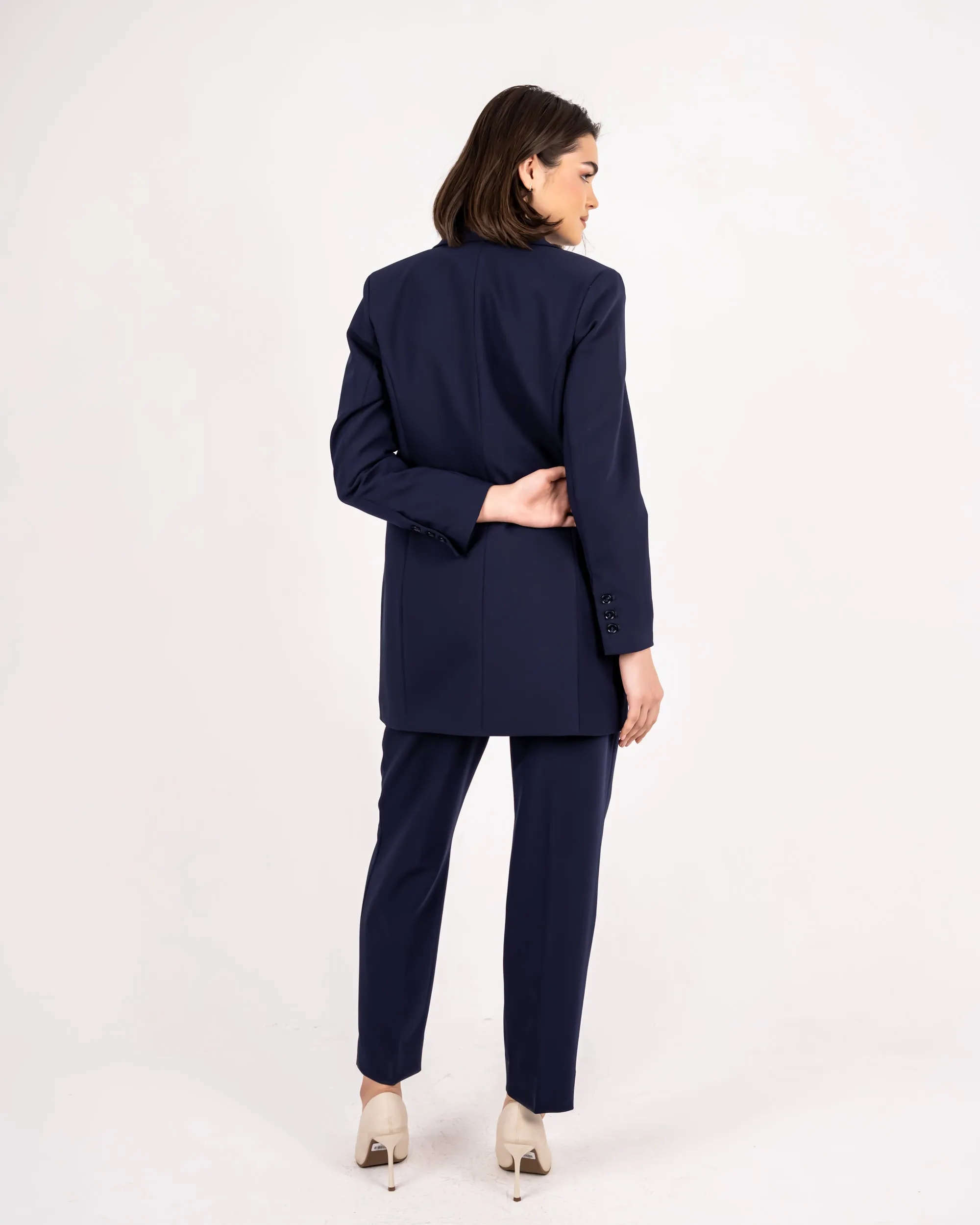 FORMAL TROUSERS-BLUE BLACK