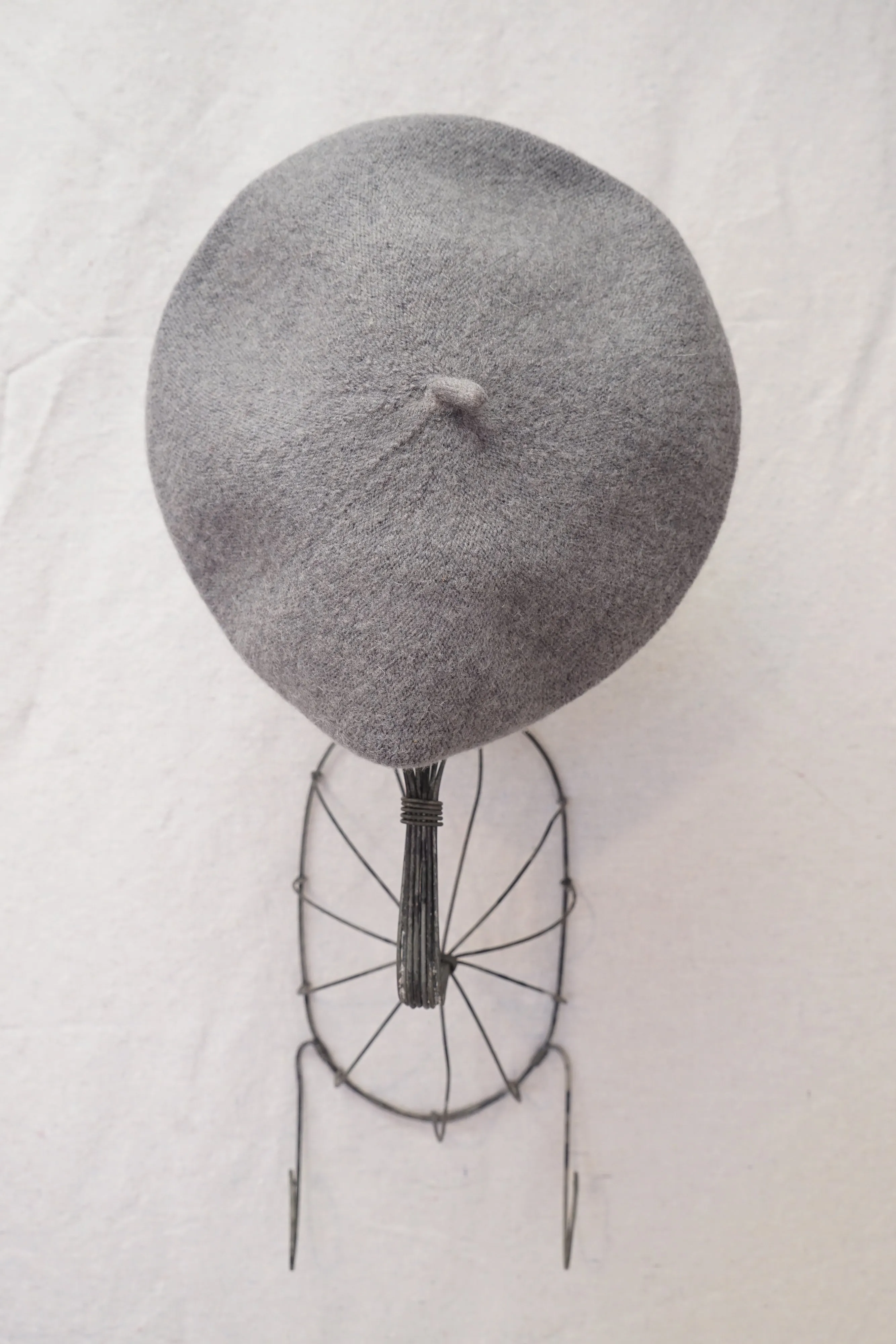 French Beret- Charcoal