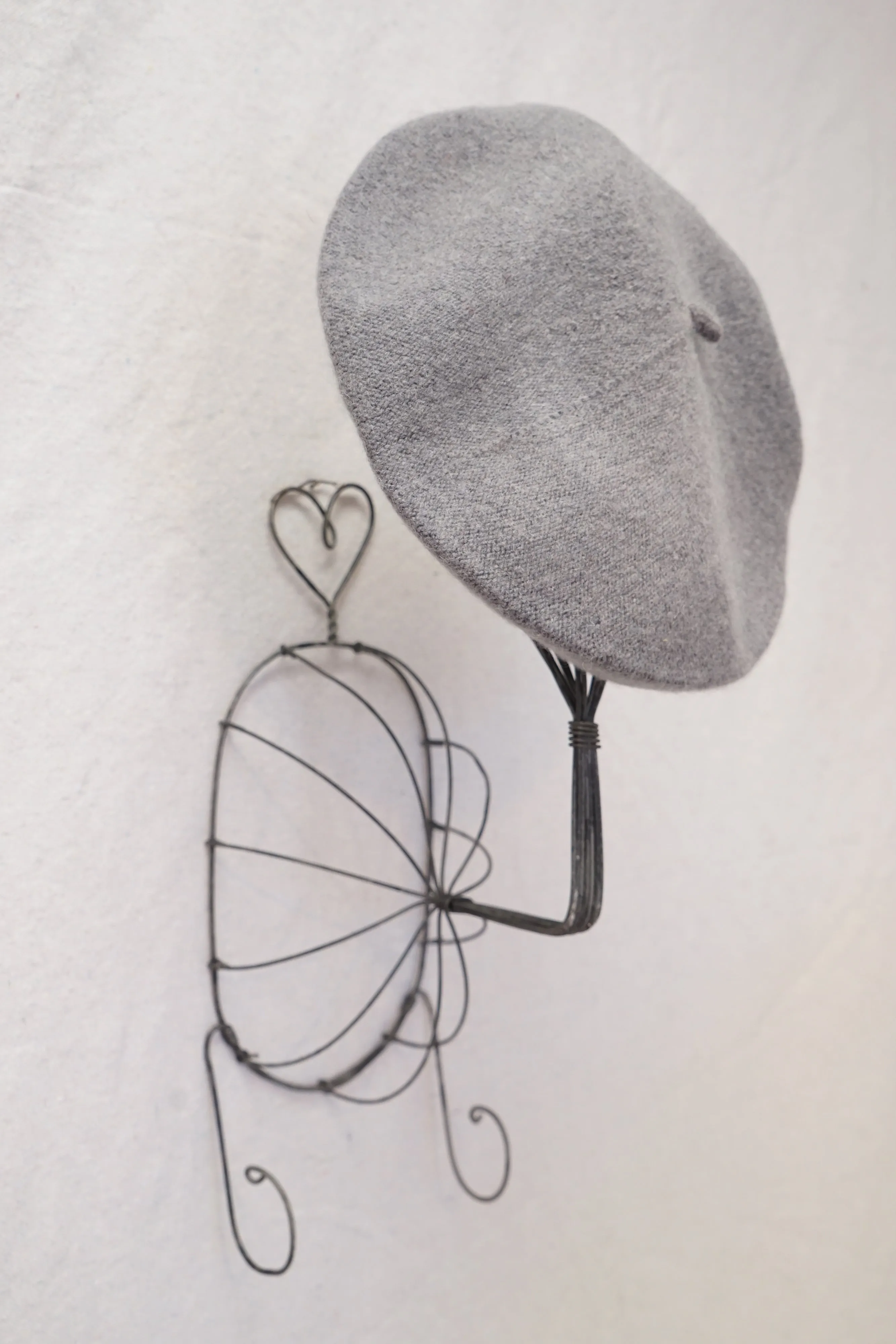 French Beret- Charcoal