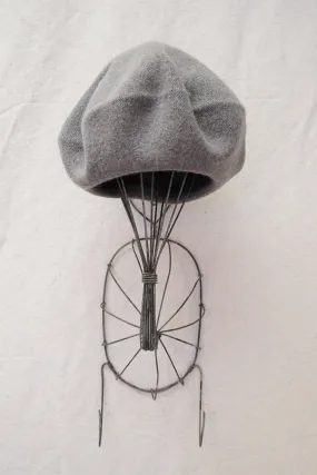 French Beret- Charcoal