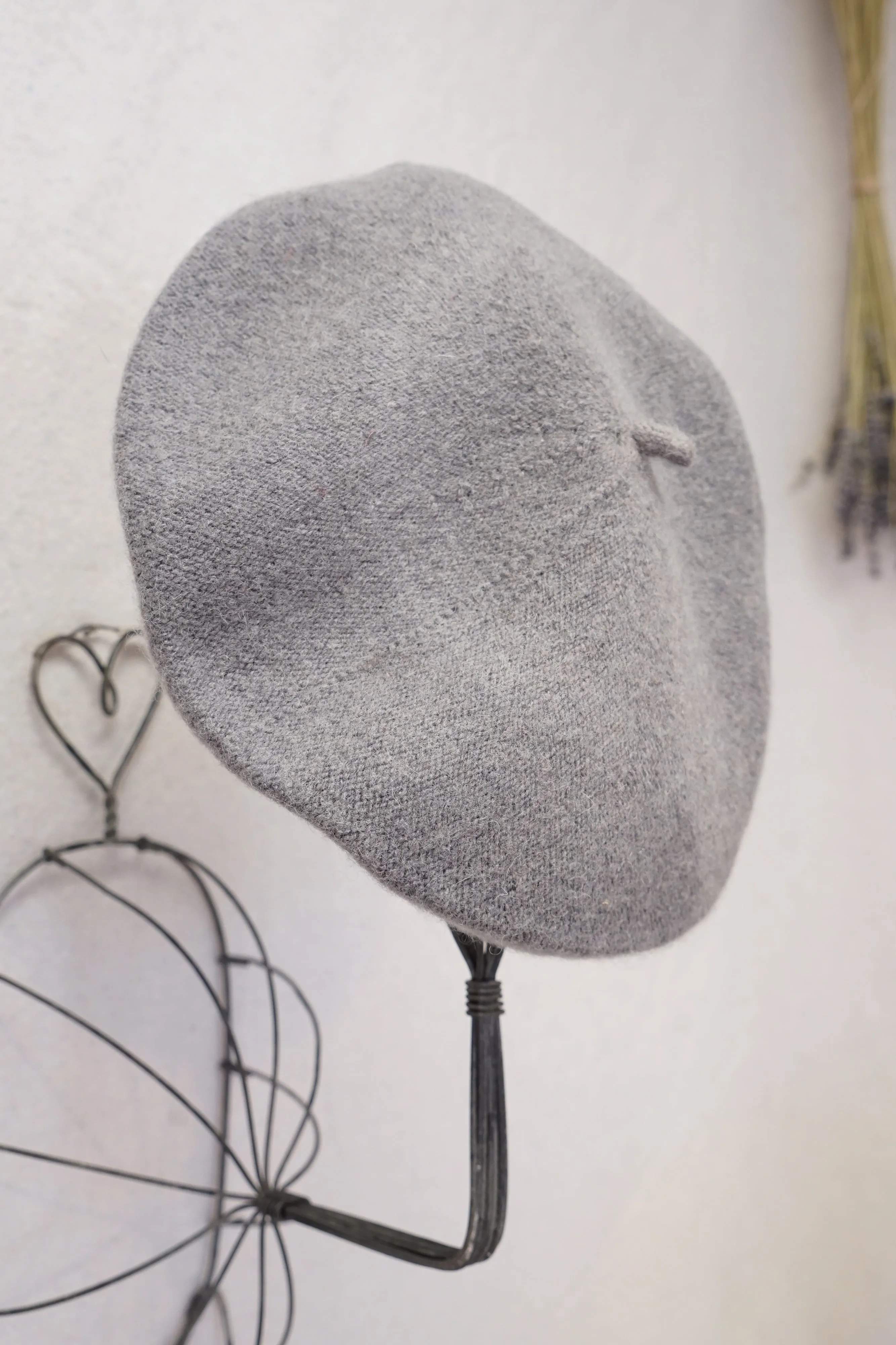 French Beret- Charcoal