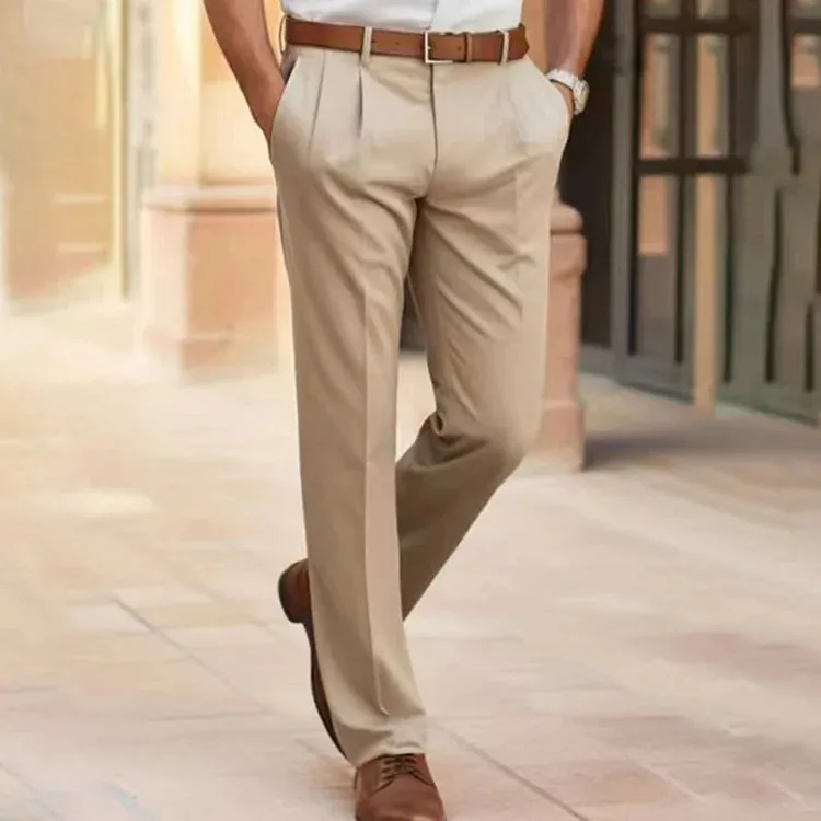 Glenn - Casual business suit trousers for men with pockets