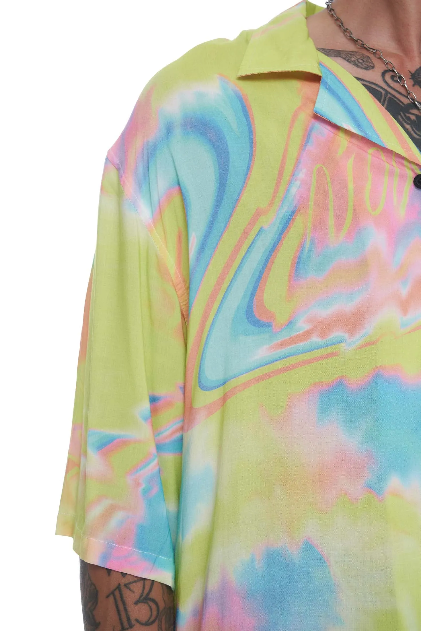 Hawaiian Bowler SS - Acid Print