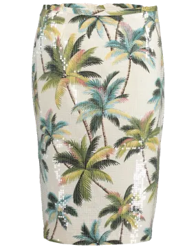 Hawaiian Shine Pencil Skirt