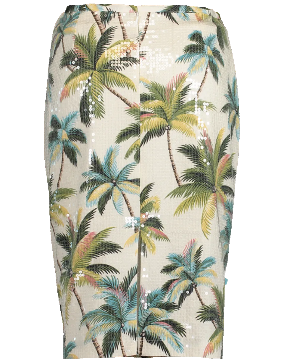 Hawaiian Shine Pencil Skirt