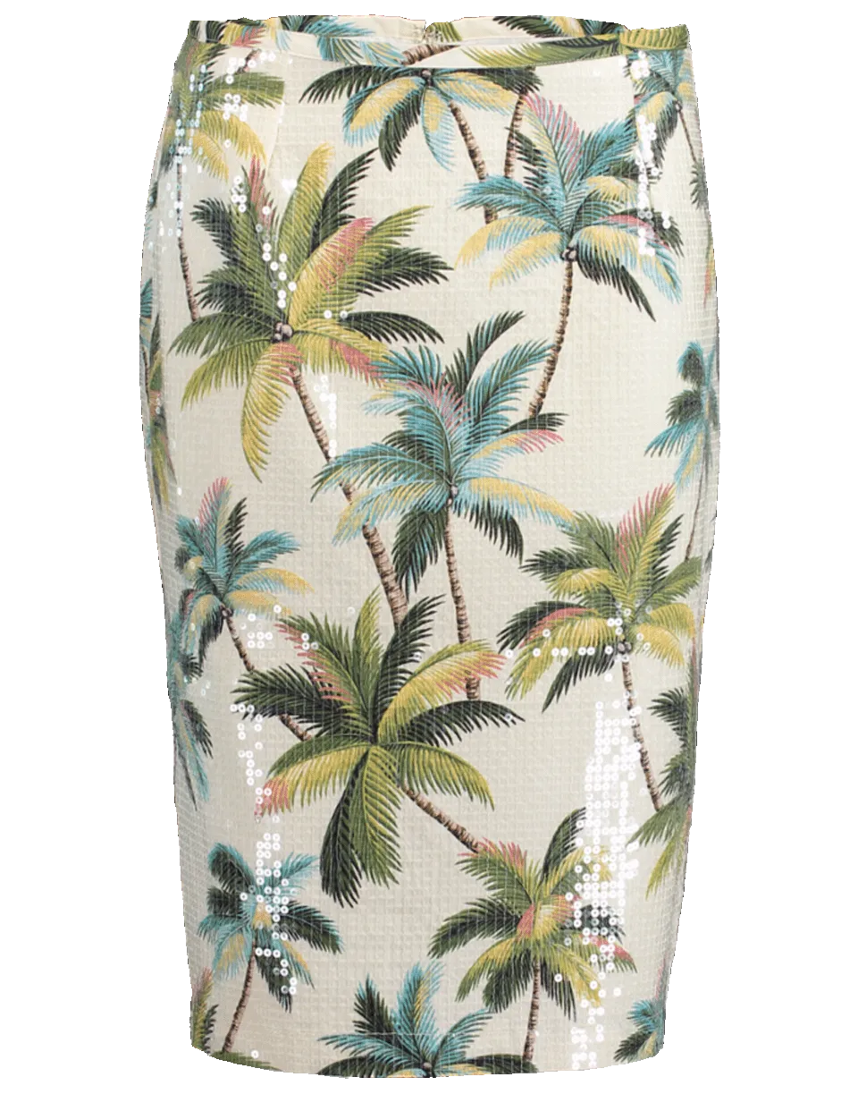 Hawaiian Shine Pencil Skirt