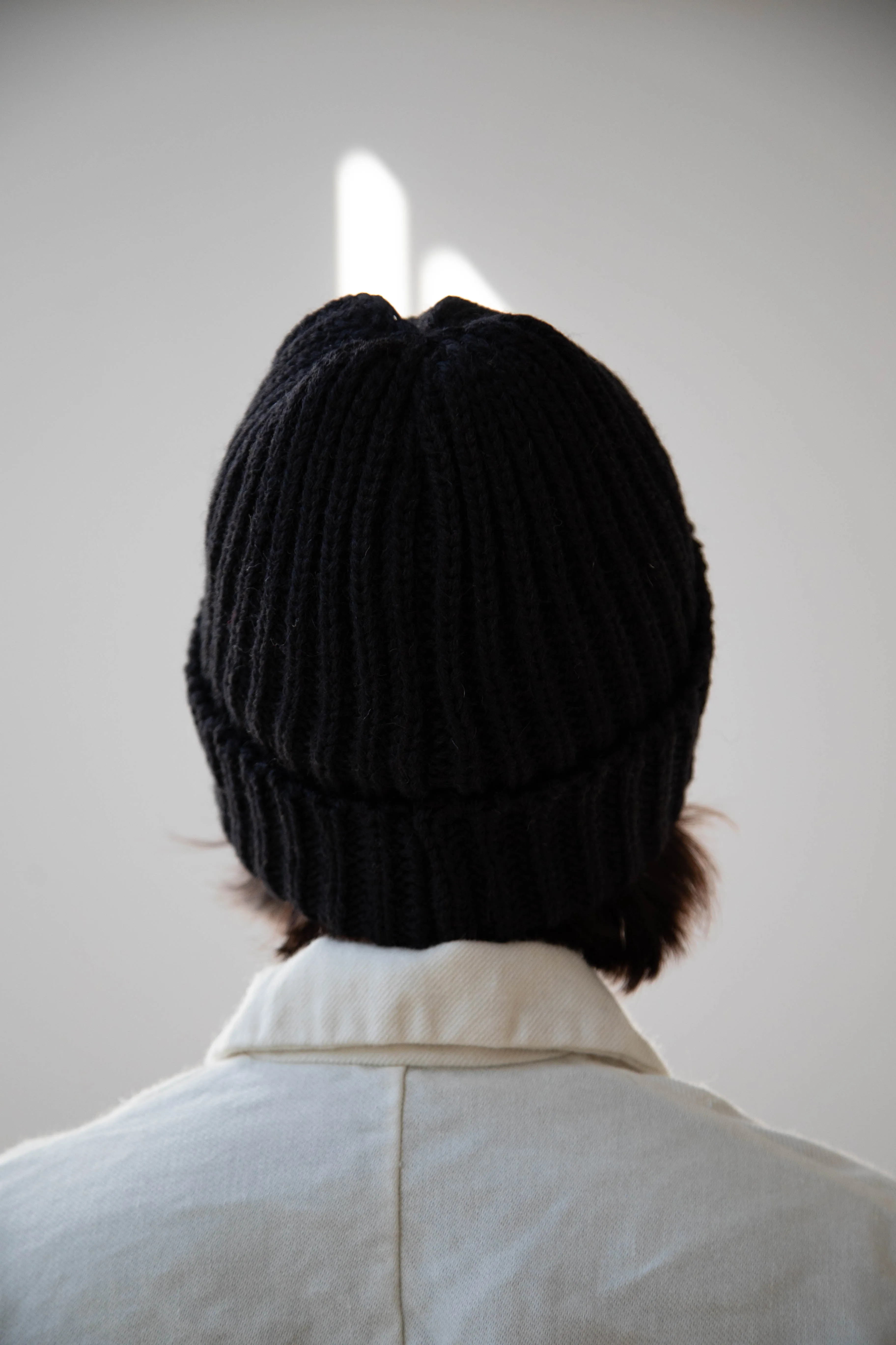 Highland 2000 | Ribbed Wool Cap in Black