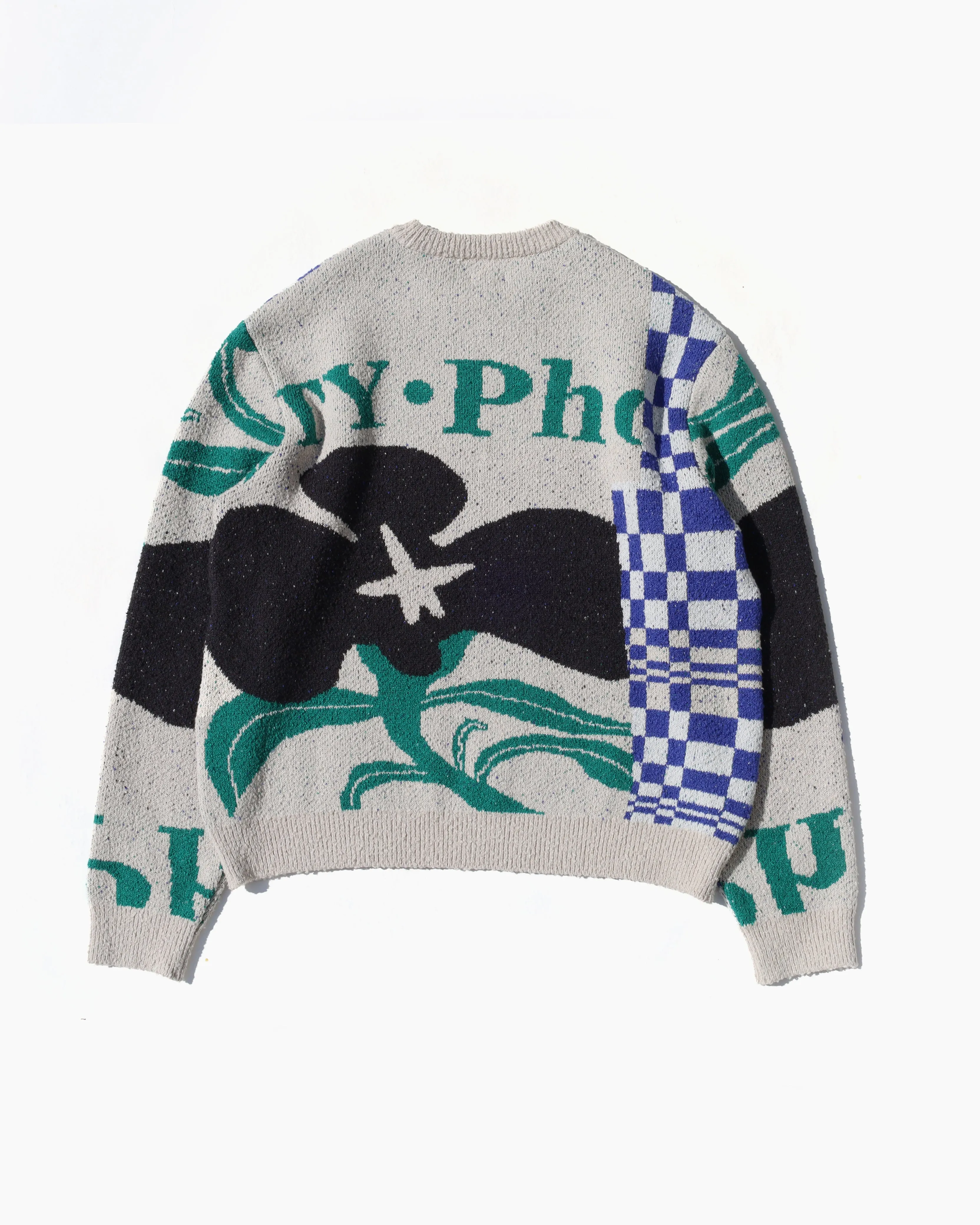 Intarsia-Knit Jumper
