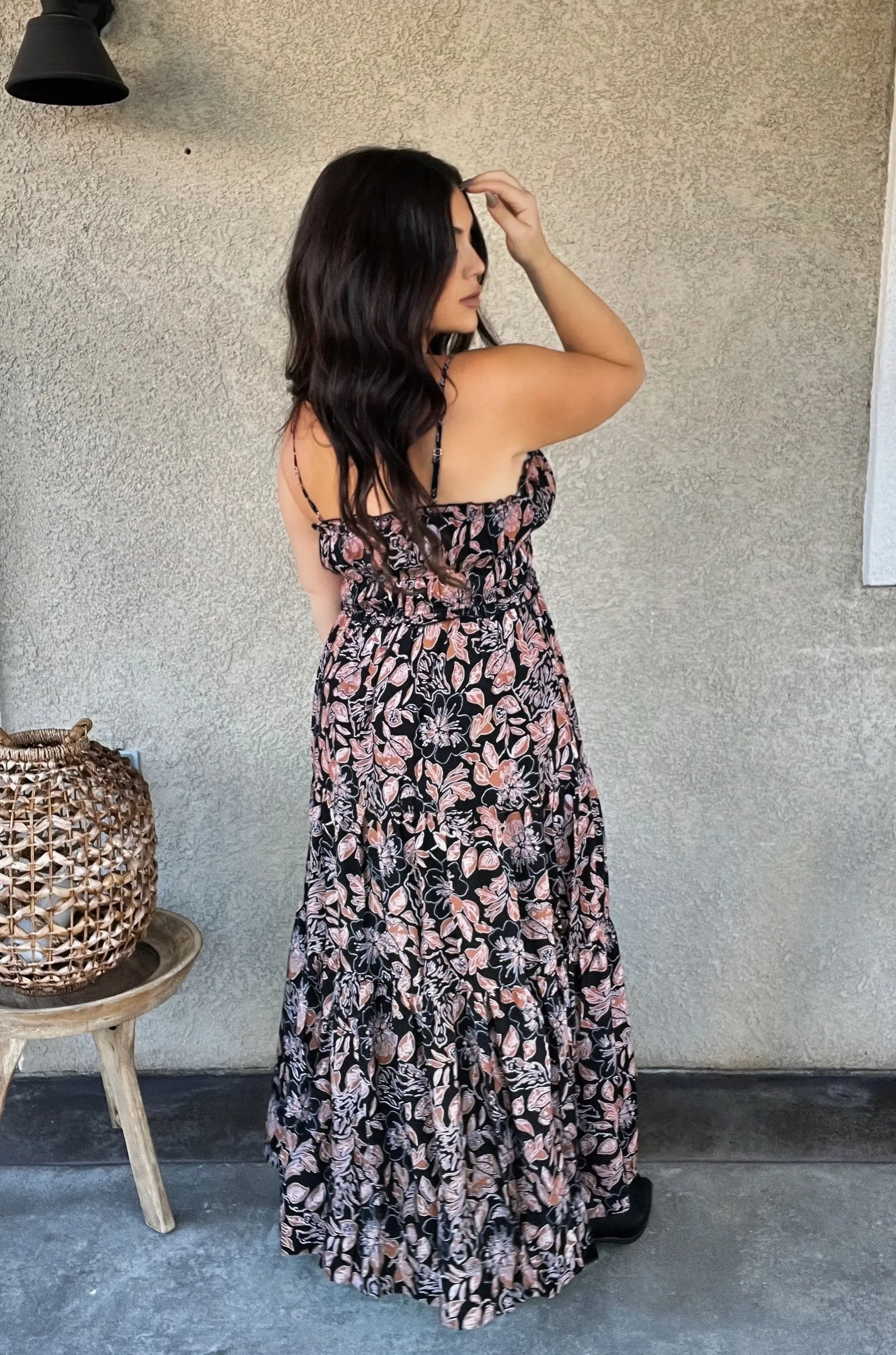 “Iyla” Maxi Front Tie Dress