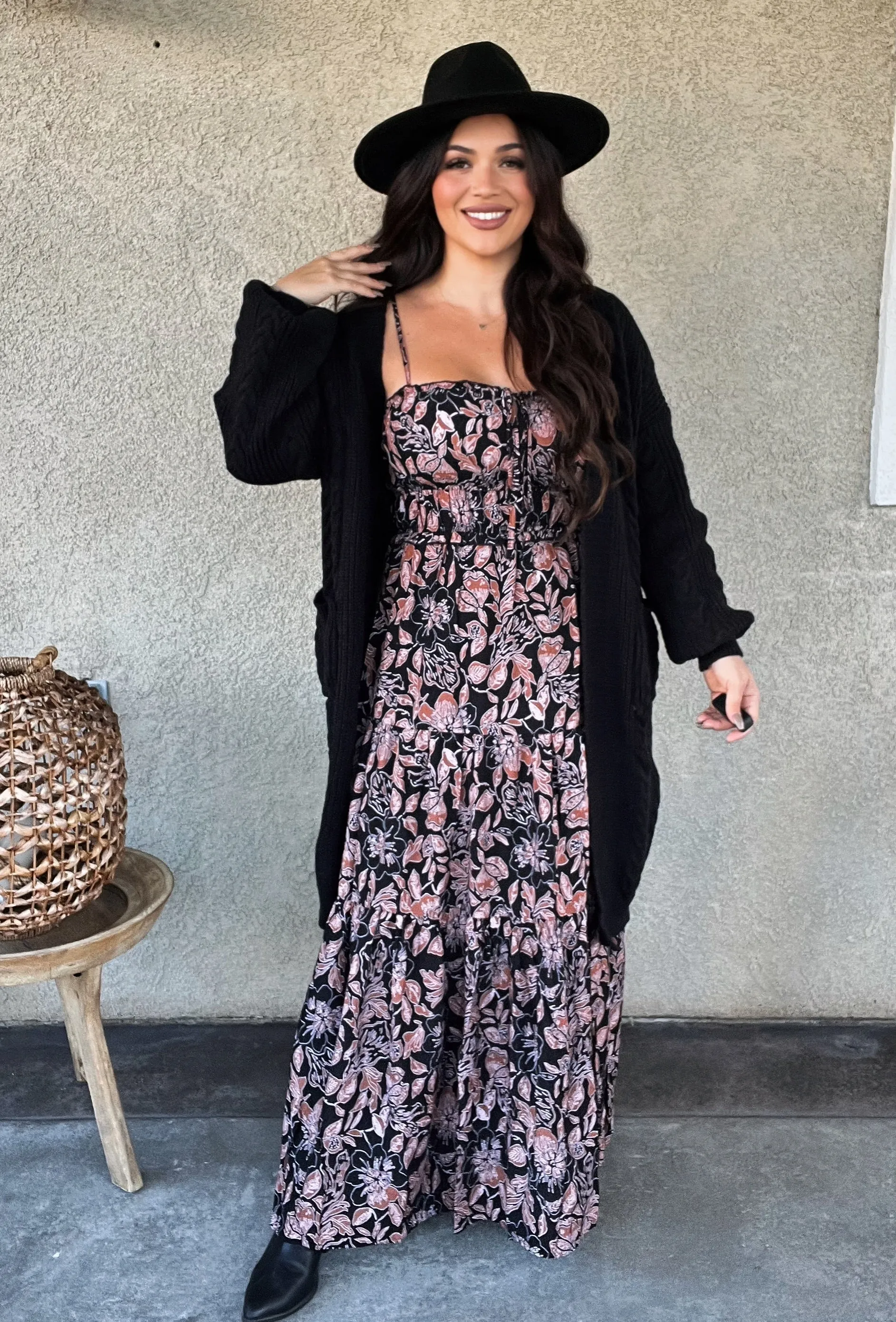 “Iyla” Maxi Front Tie Dress