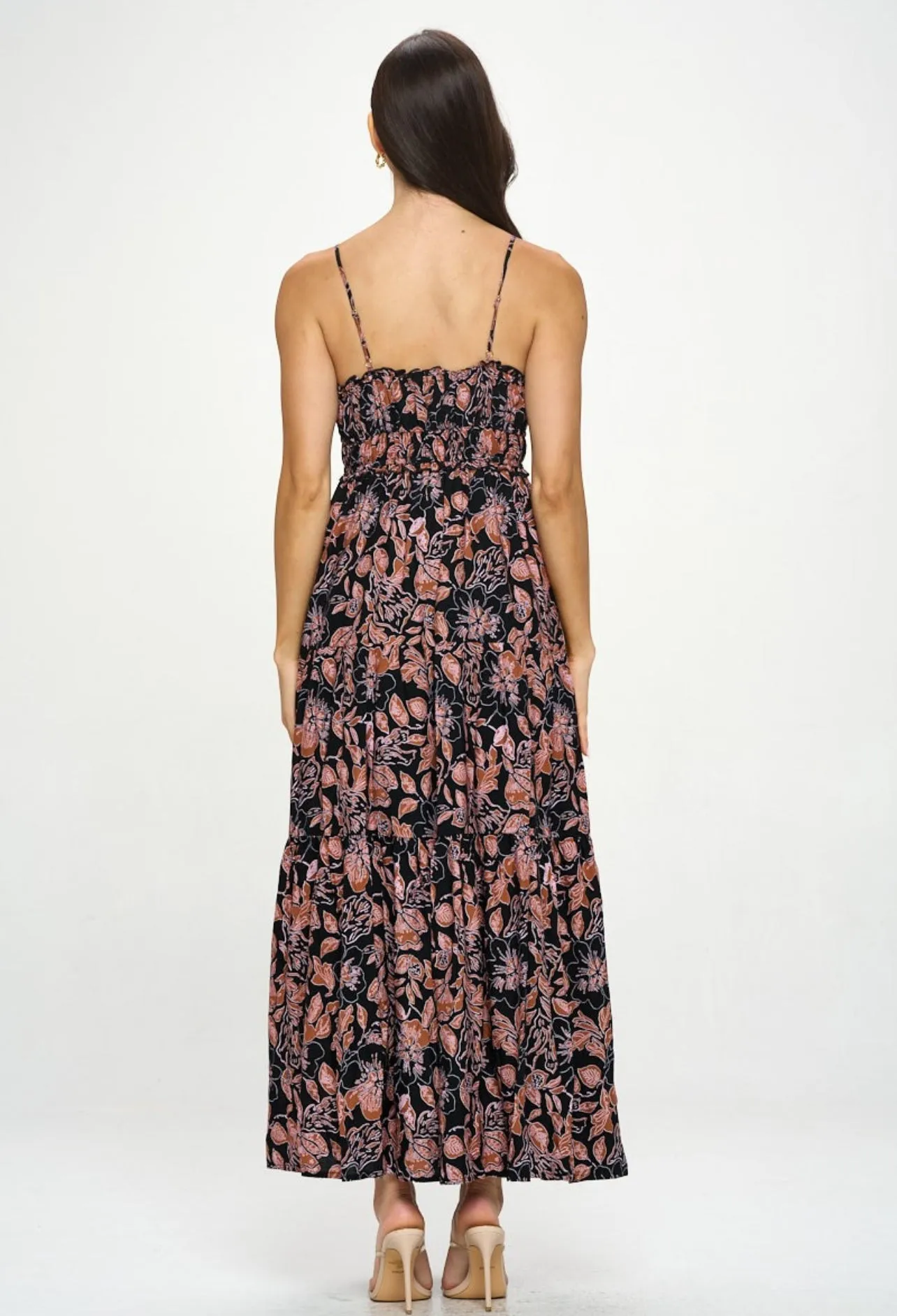 “Iyla” Maxi Front Tie Dress