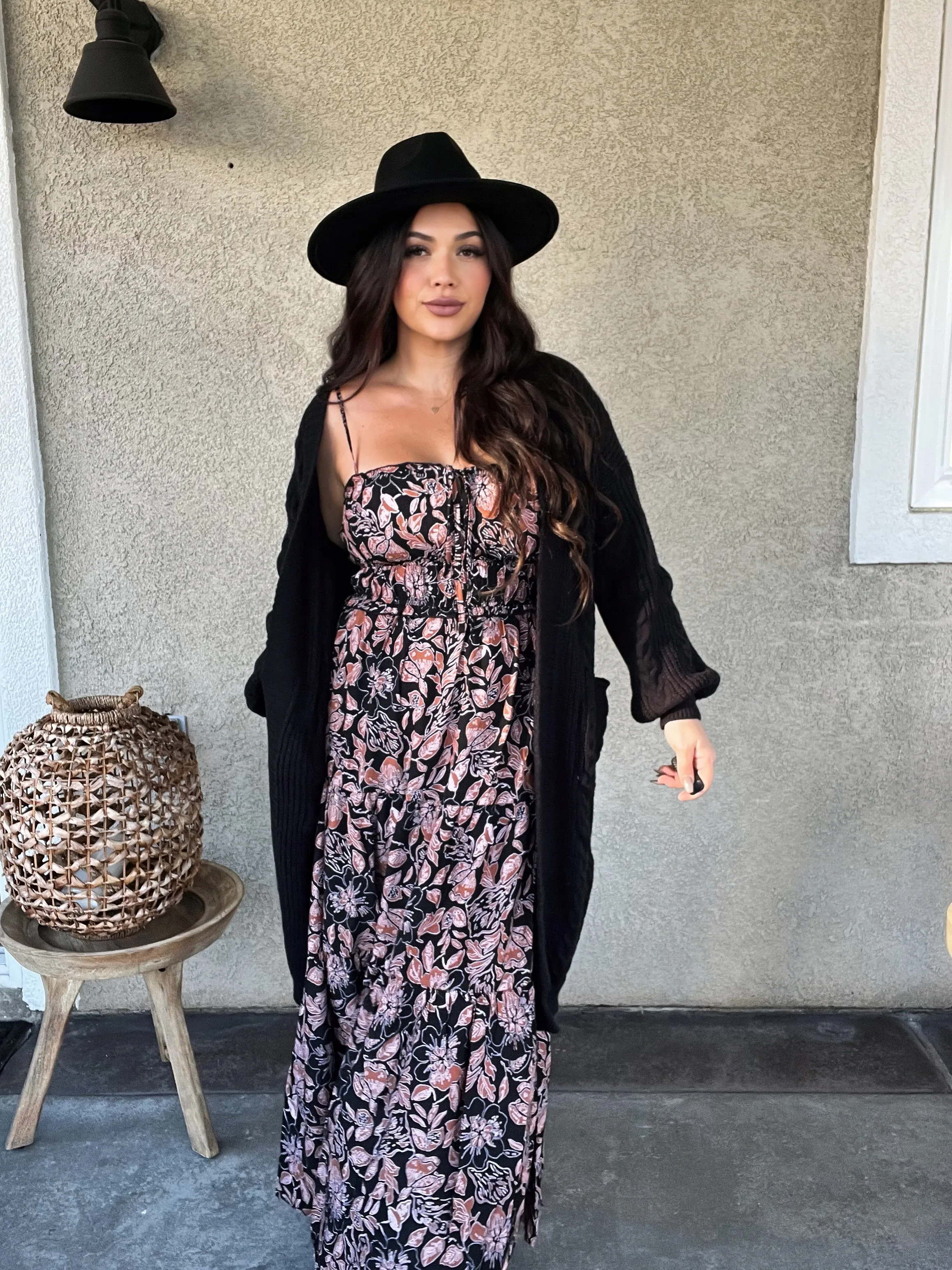“Iyla” Maxi Front Tie Dress