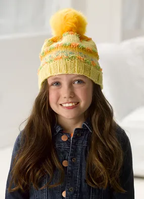 Jazzy Knit Hat Pattern - Version 1