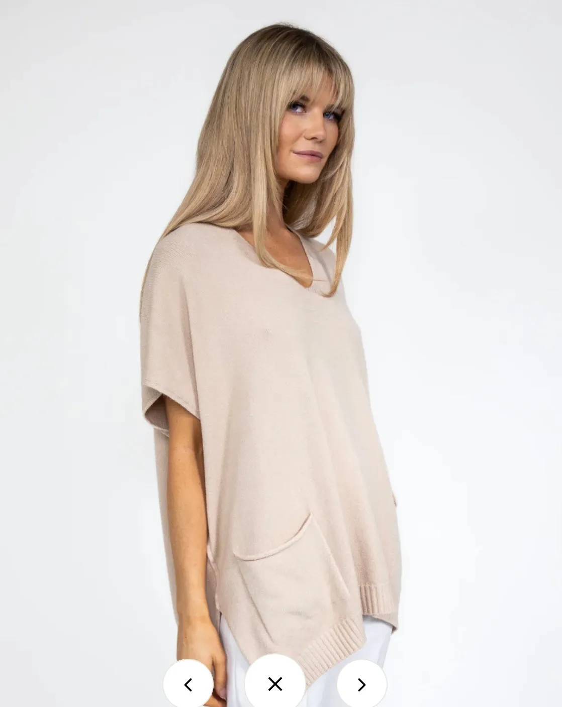 K&P Anna Sleeveless Knit-Taupe