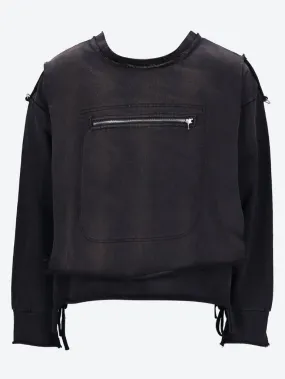 Layered sweater