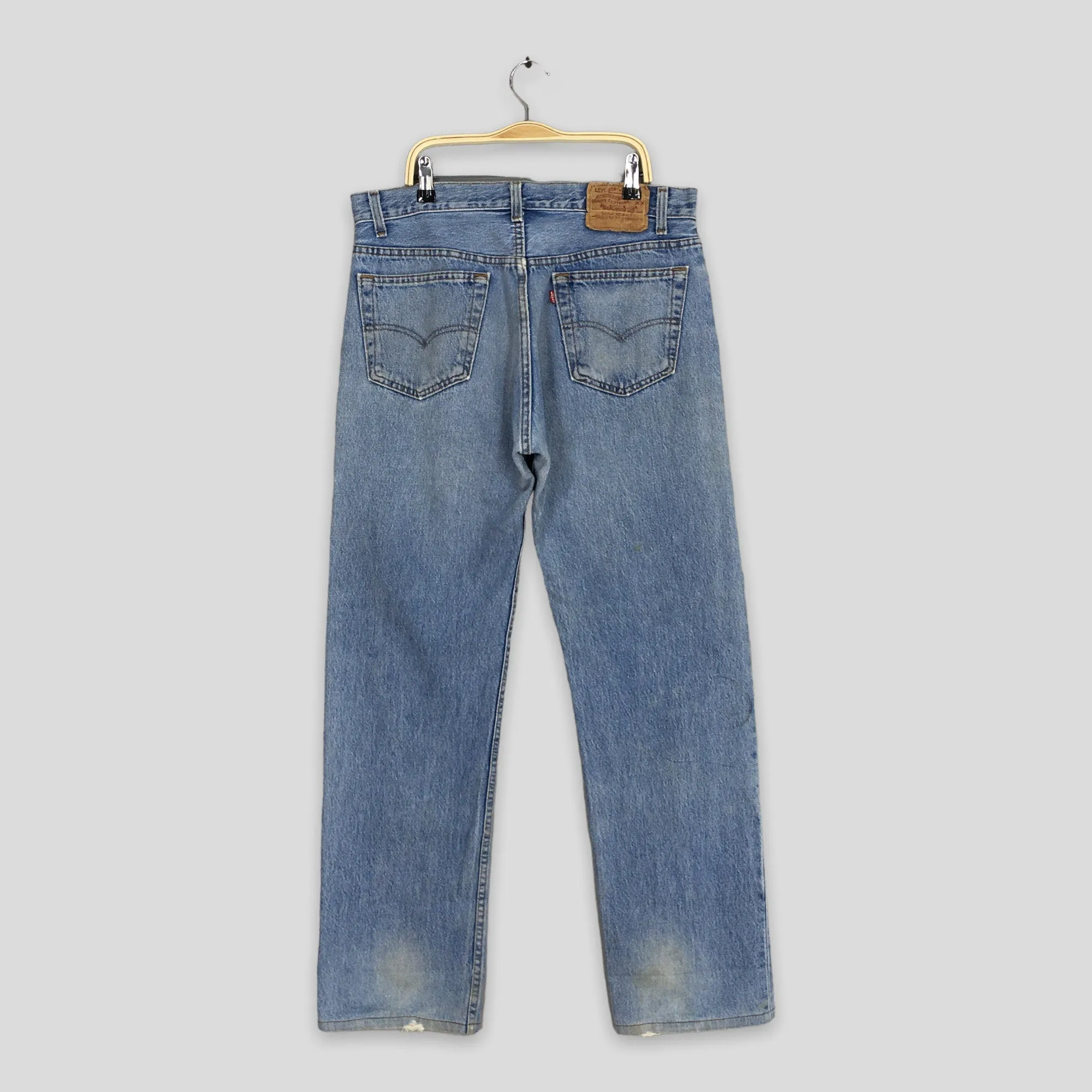 Levi's 501 Faded Dirty Light Wash Jeans Size 32x30