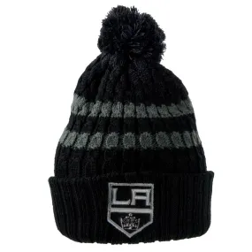 Los Angeles Kings - Logo Blue Bird Adult Adult Pom Pom Knit Hat