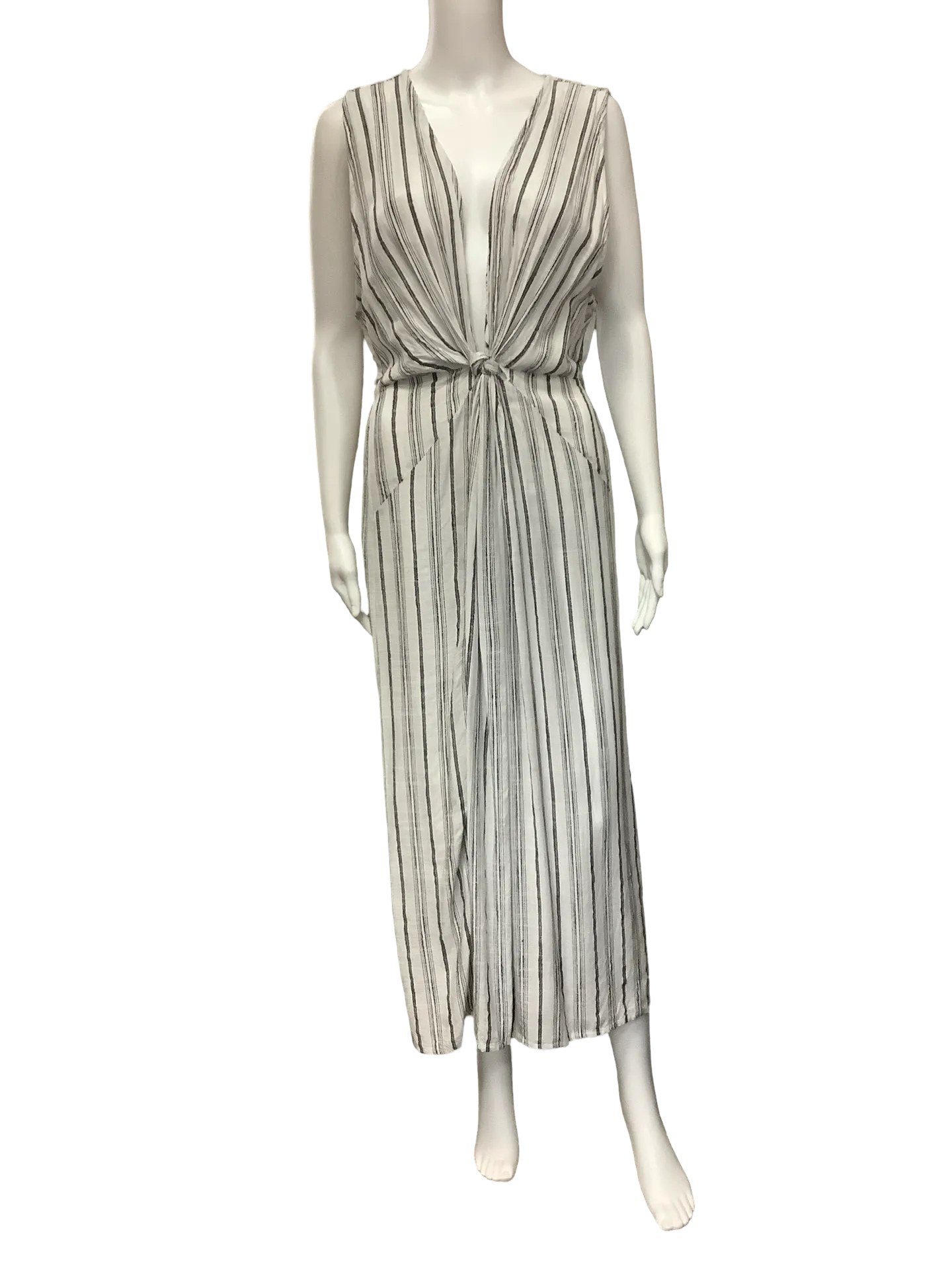 L*Space Low V-Neck Sleeveless Maxi Dress Size Medium