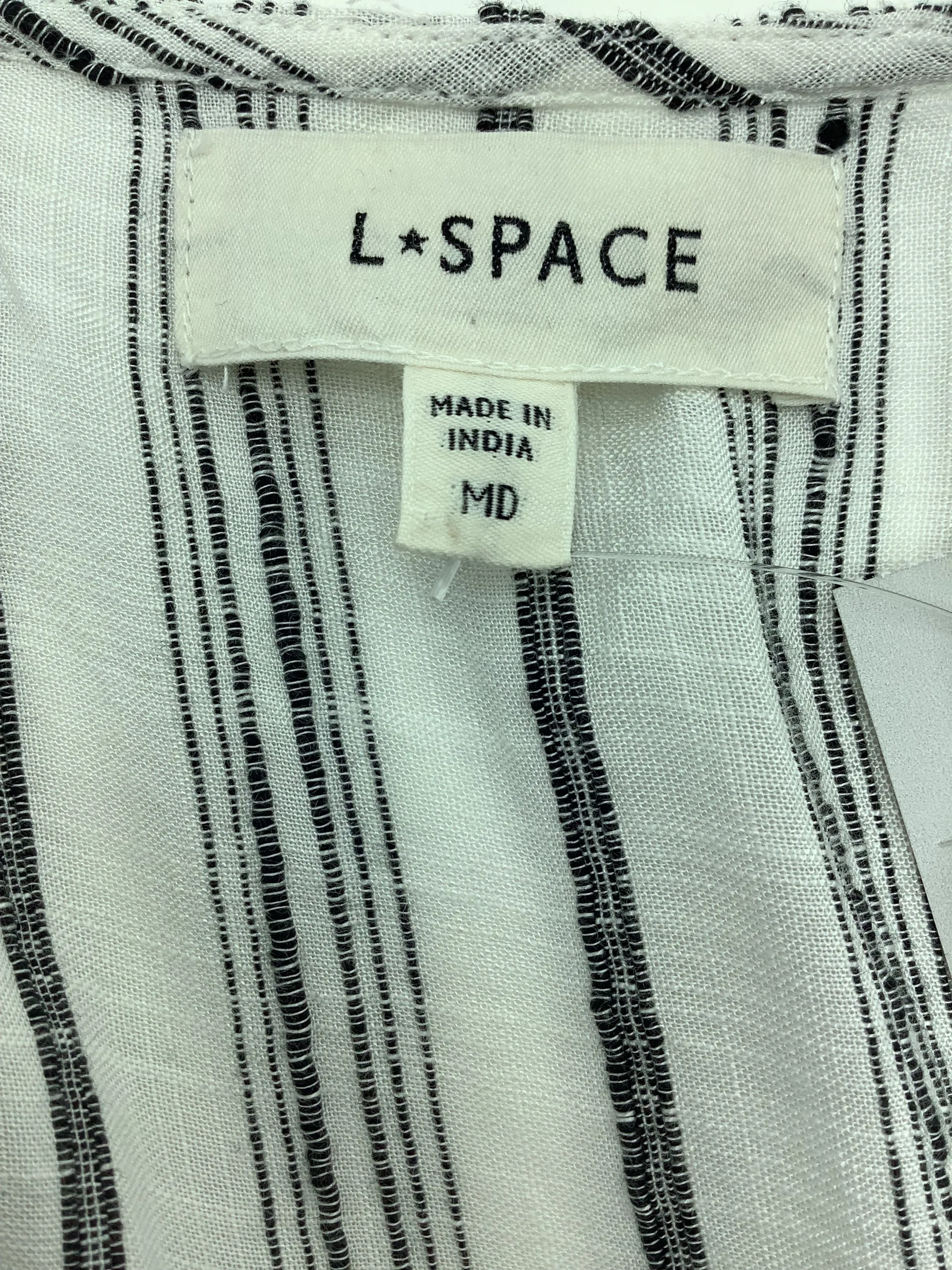 L*Space Low V-Neck Sleeveless Maxi Dress Size Medium