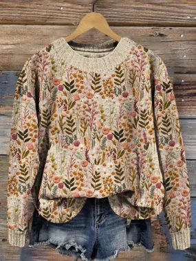 Lyra™ Comfortable floral jumper