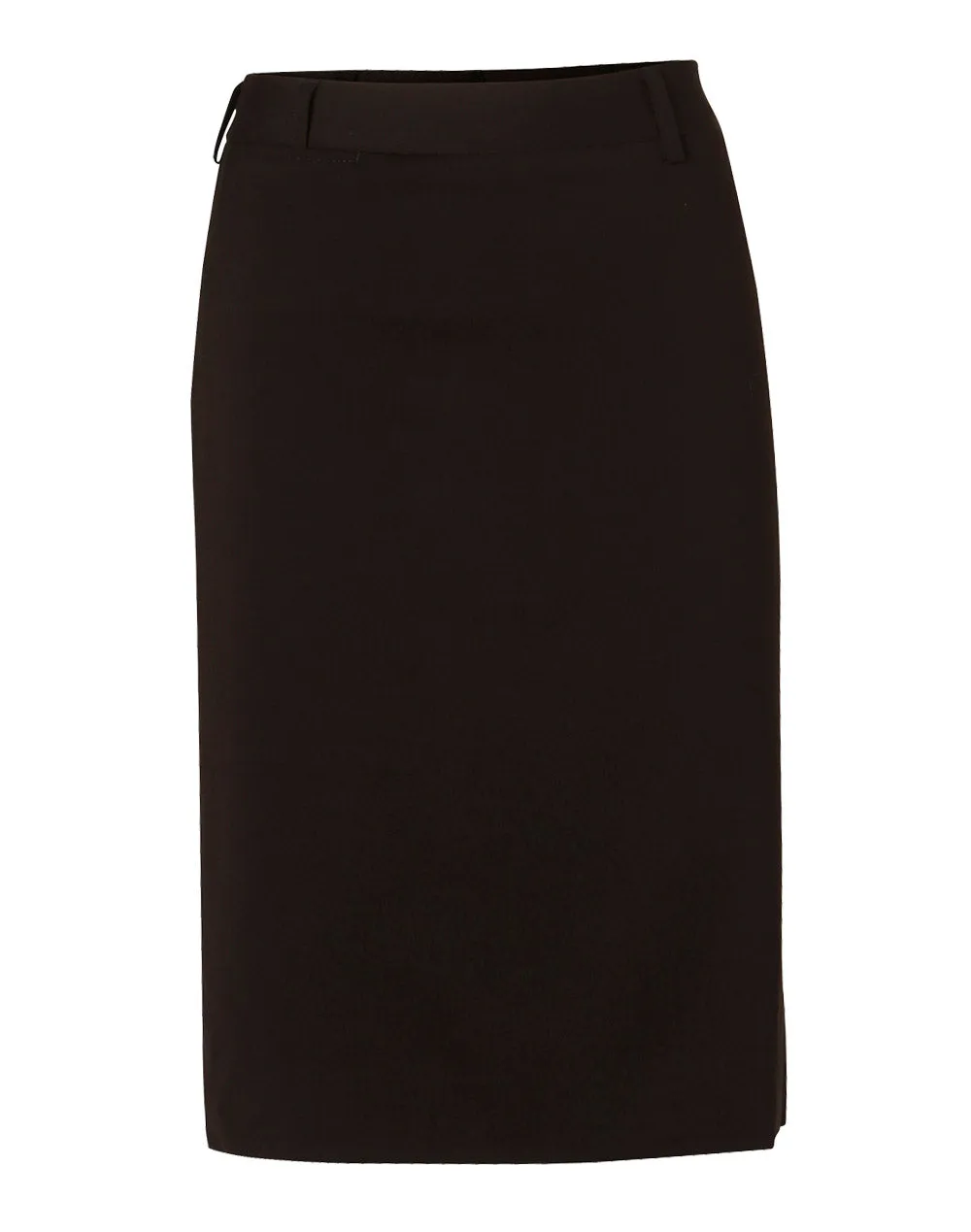 [M9471] Women's Mid Length Lined Pencil Skirt in Poly/Viscose Stretch
