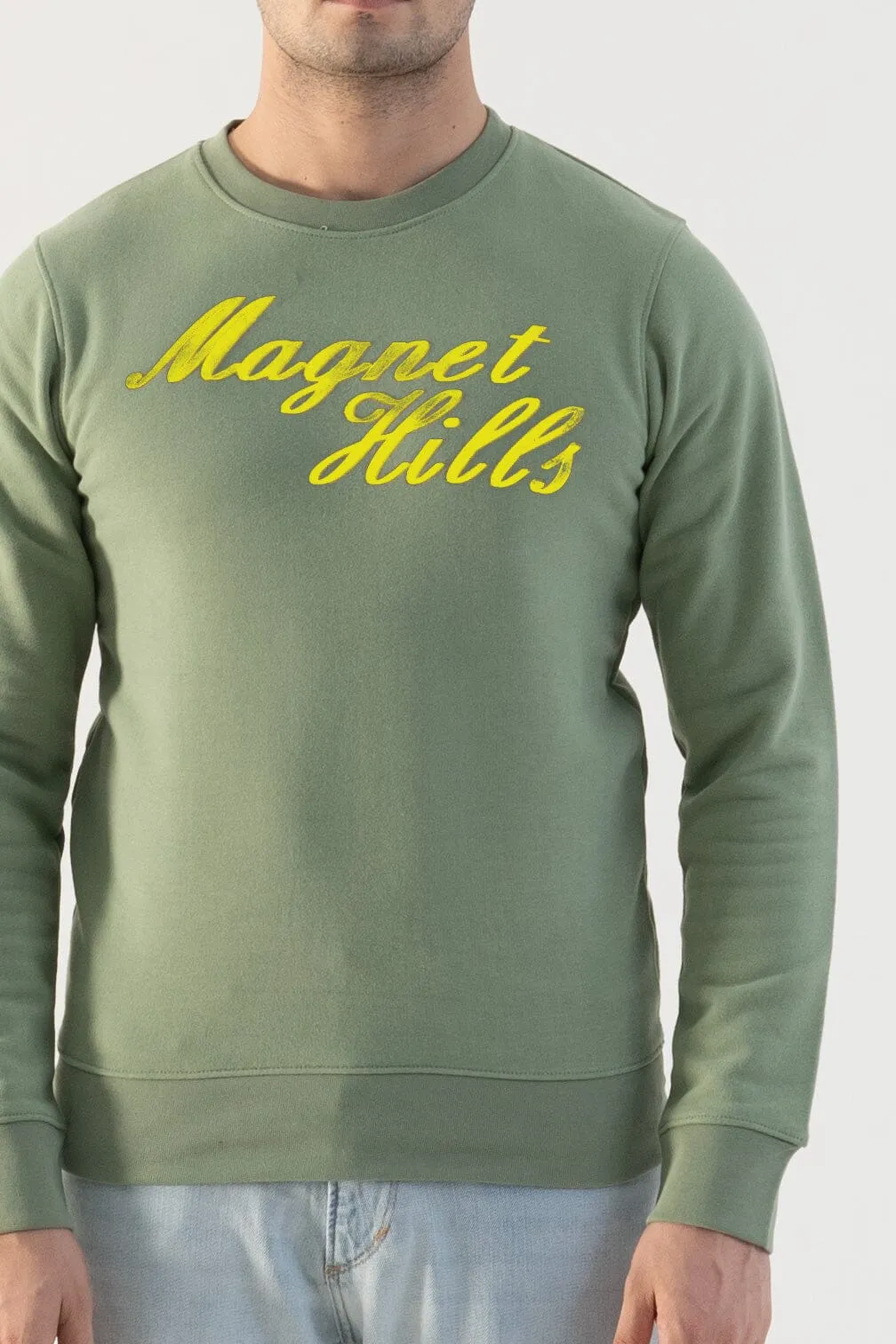 Magnet Hills Men's High Density Logo Terry Sweat Shirt