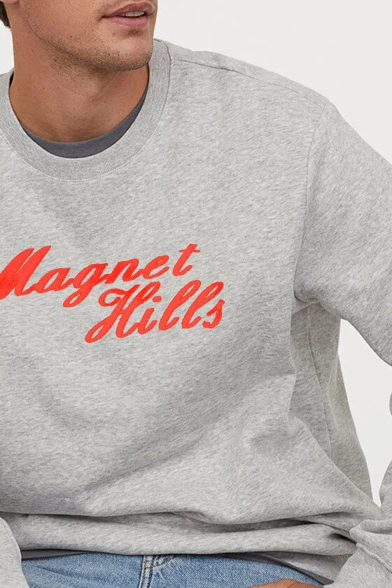 Magnet Hills Men's High Density Logo Terry Sweat Shirt