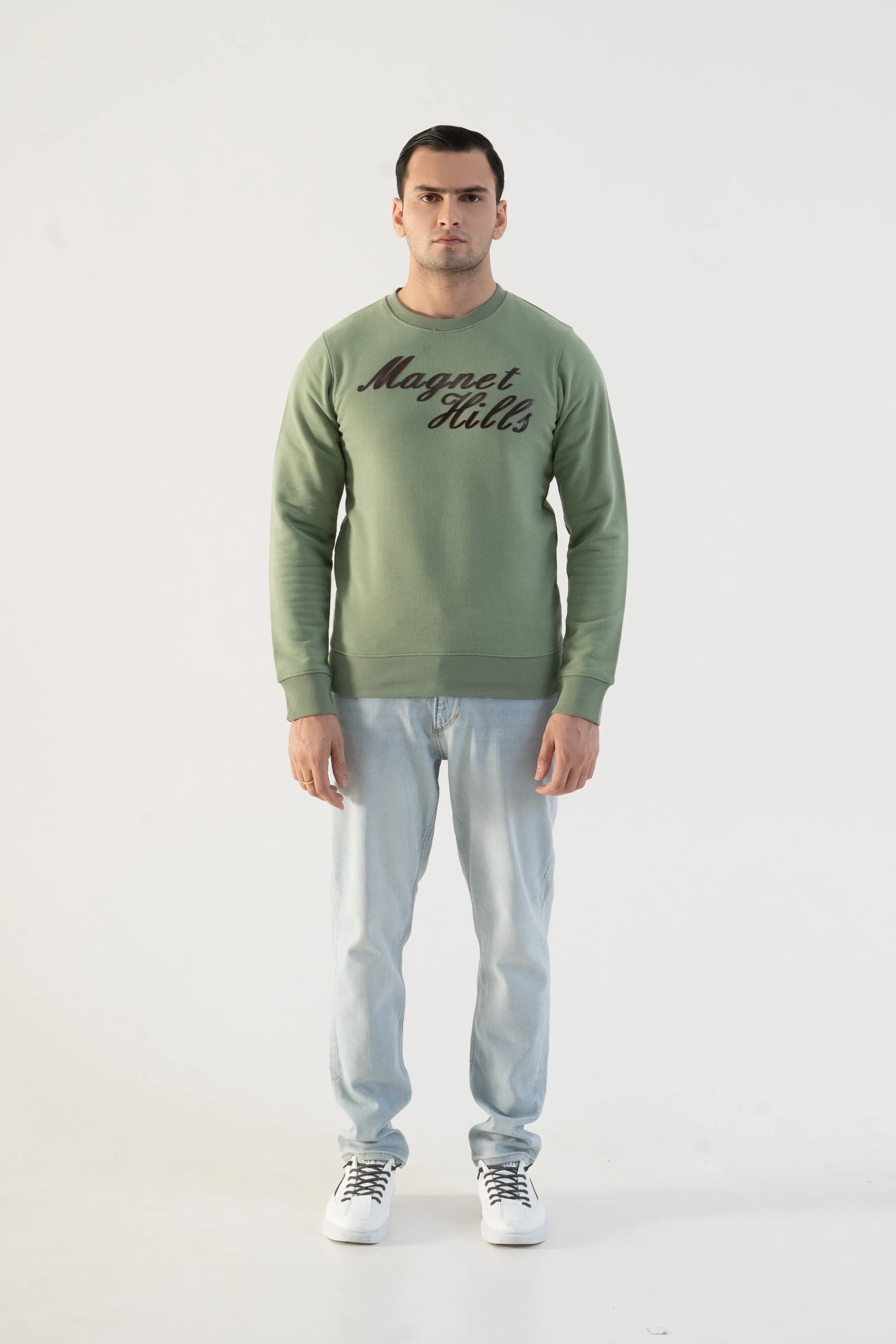 Magnet Hills Men's High Density Logo Terry Sweat Shirt