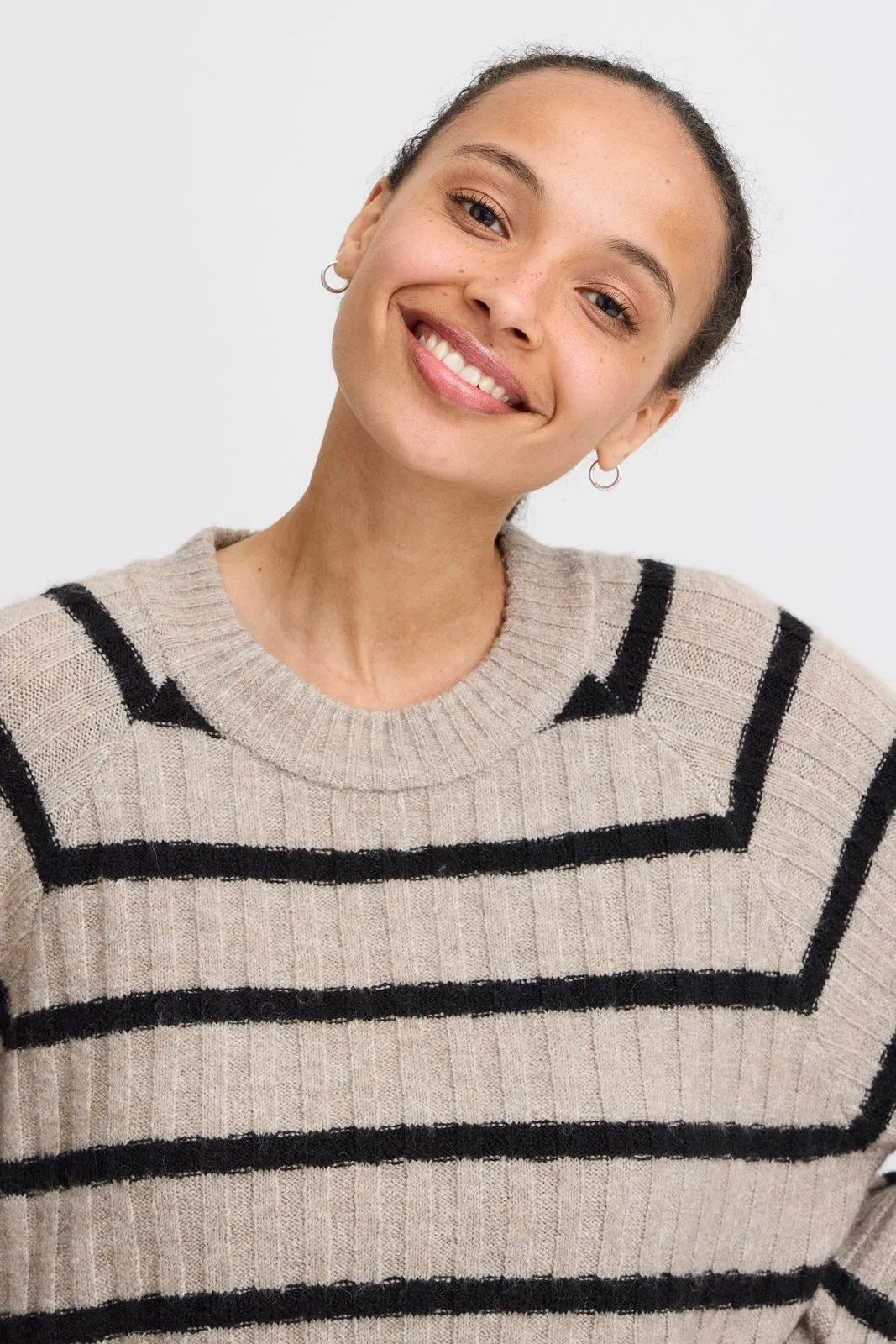 Marianne Knit Jumper - String Mix