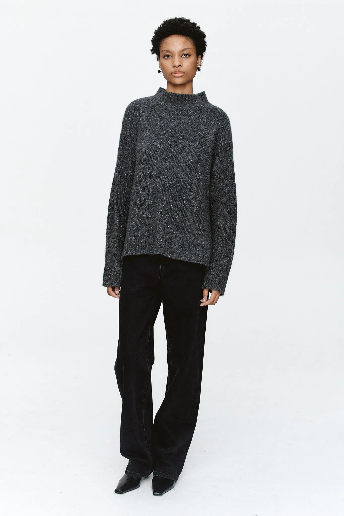 Marle - Eliza Jumper Charcoal