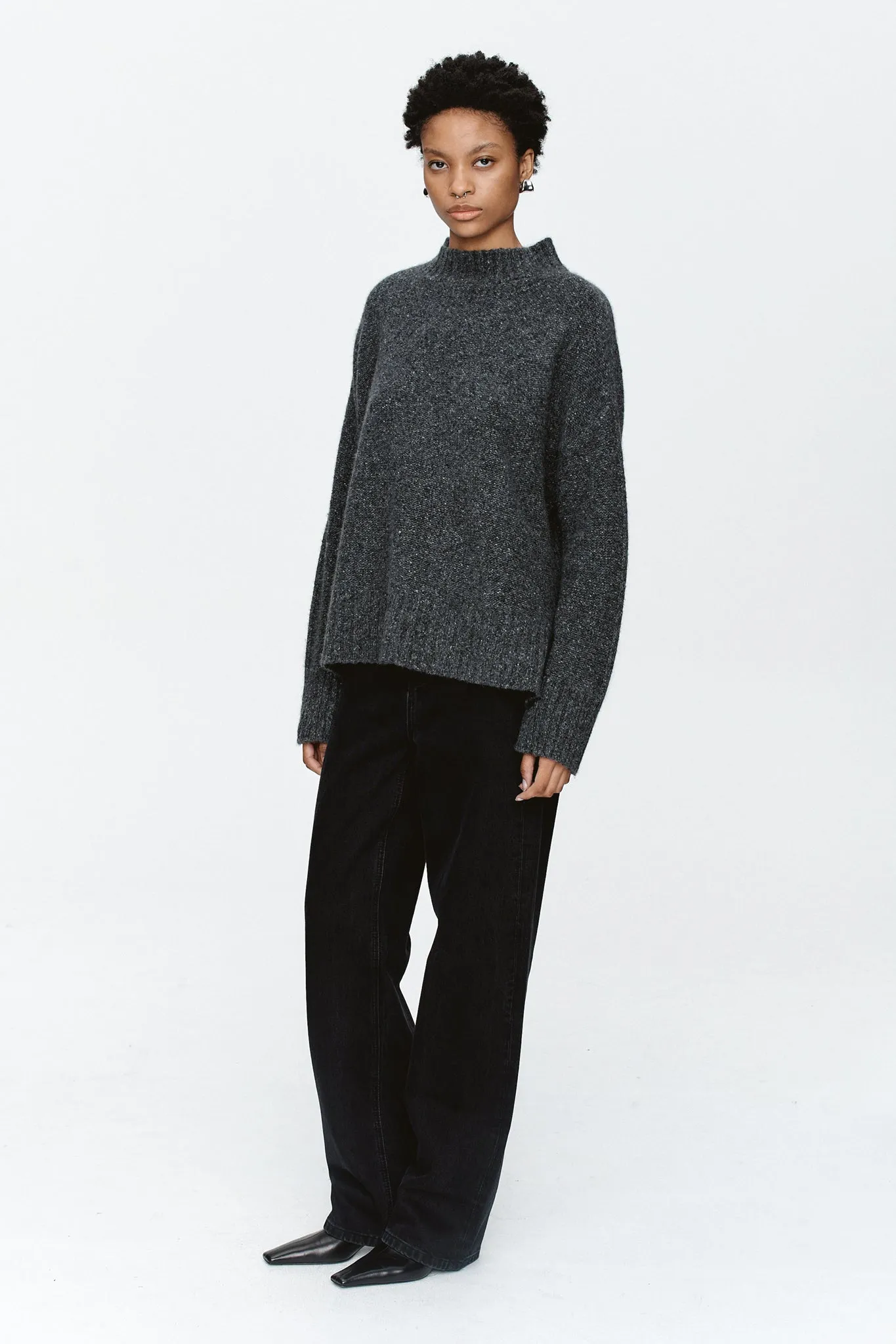Marle - Eliza Jumper Charcoal