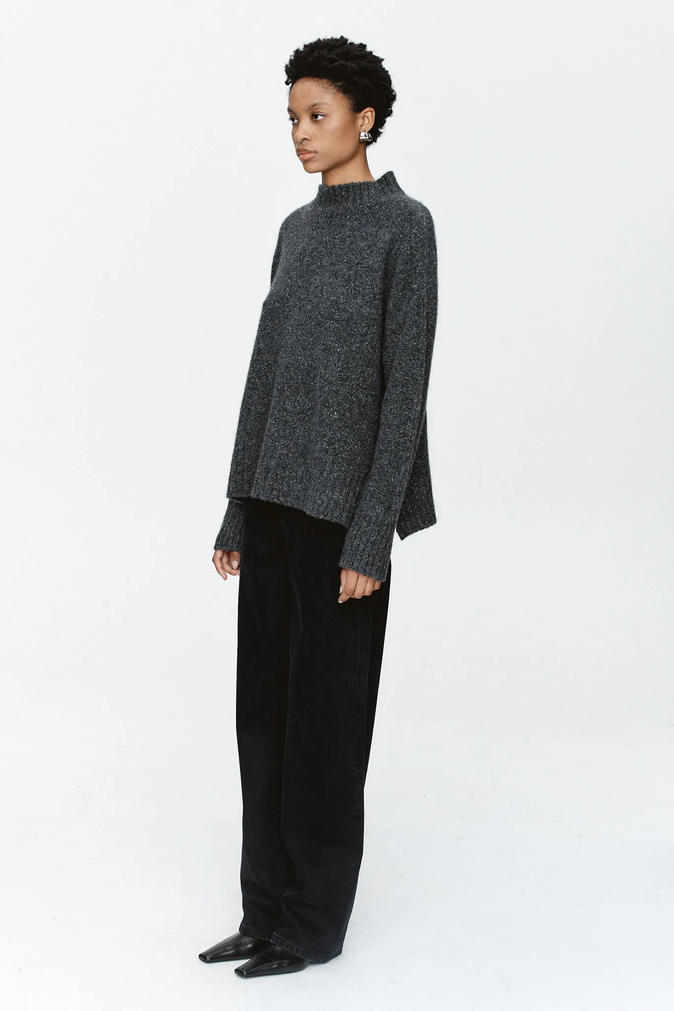 Marle - Eliza Jumper Charcoal