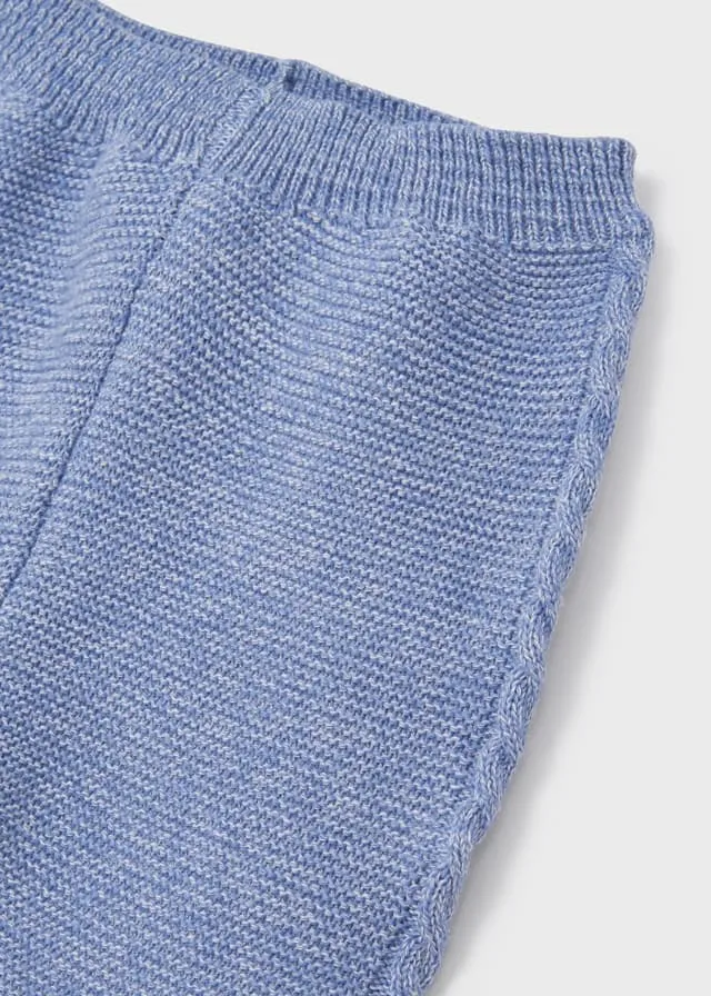 Mayoral Knit leg warmer with hat set