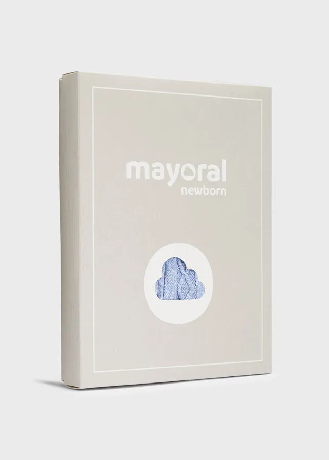 Mayoral Knit leg warmer with hat set