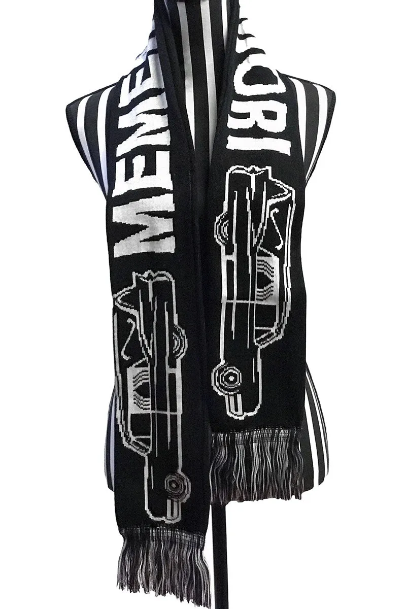 Memento Mori Knit Scarf