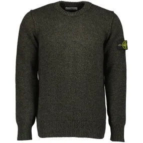Mouliné Lambswool Crewneck Knit