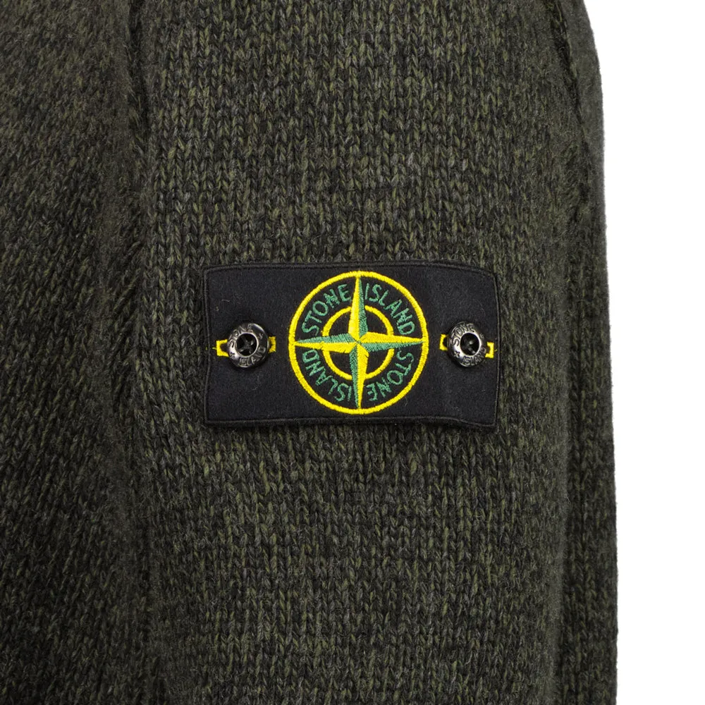 Mouliné Lambswool Crewneck Knit