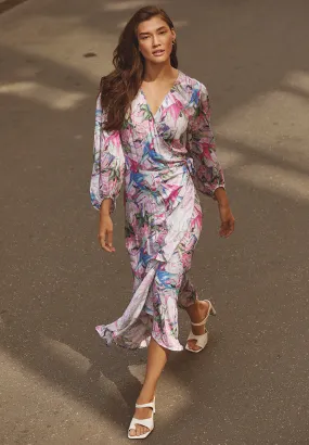 MSMercy Maxi Dress - Super Pink Print