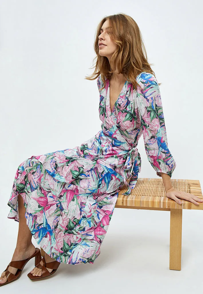 MSMercy Maxi Dress - Super Pink Print
