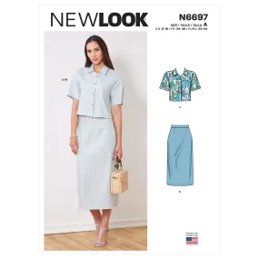 Newlook Pattern N6697 Top and Skirt