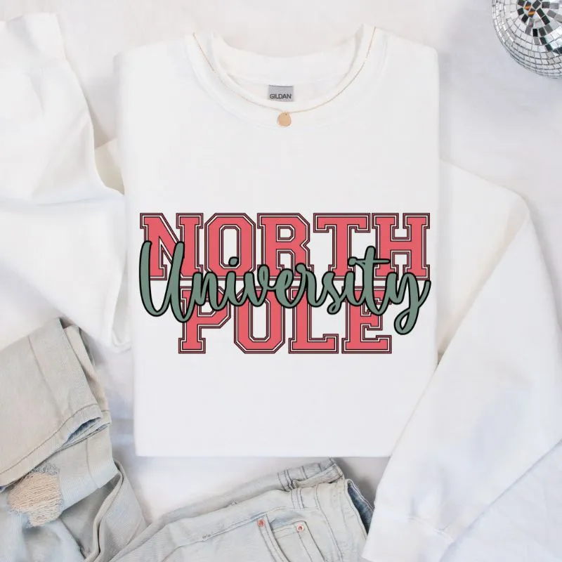 North Pole University PNG Digital Download