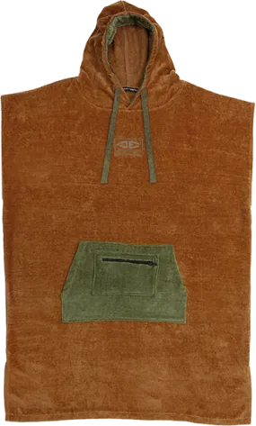 Ocean and Earth Mens Day Break Poncho Butterscotch