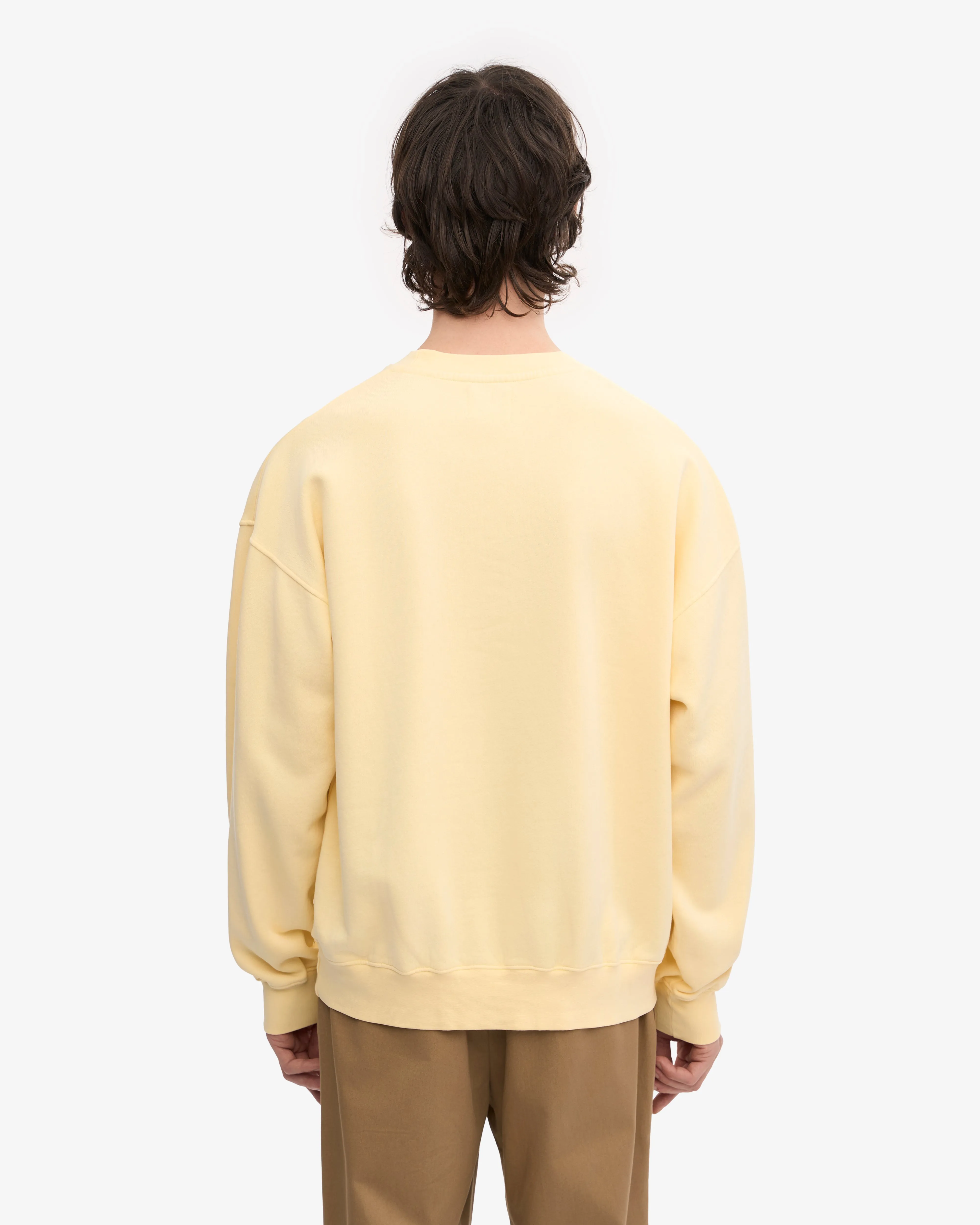 Organic Oversized Crew - Soft Yellow