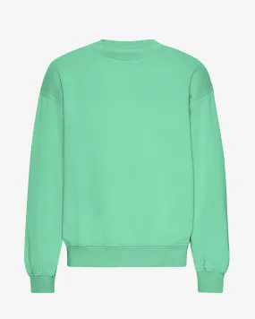 Organic Oversized Crew - Spring Green