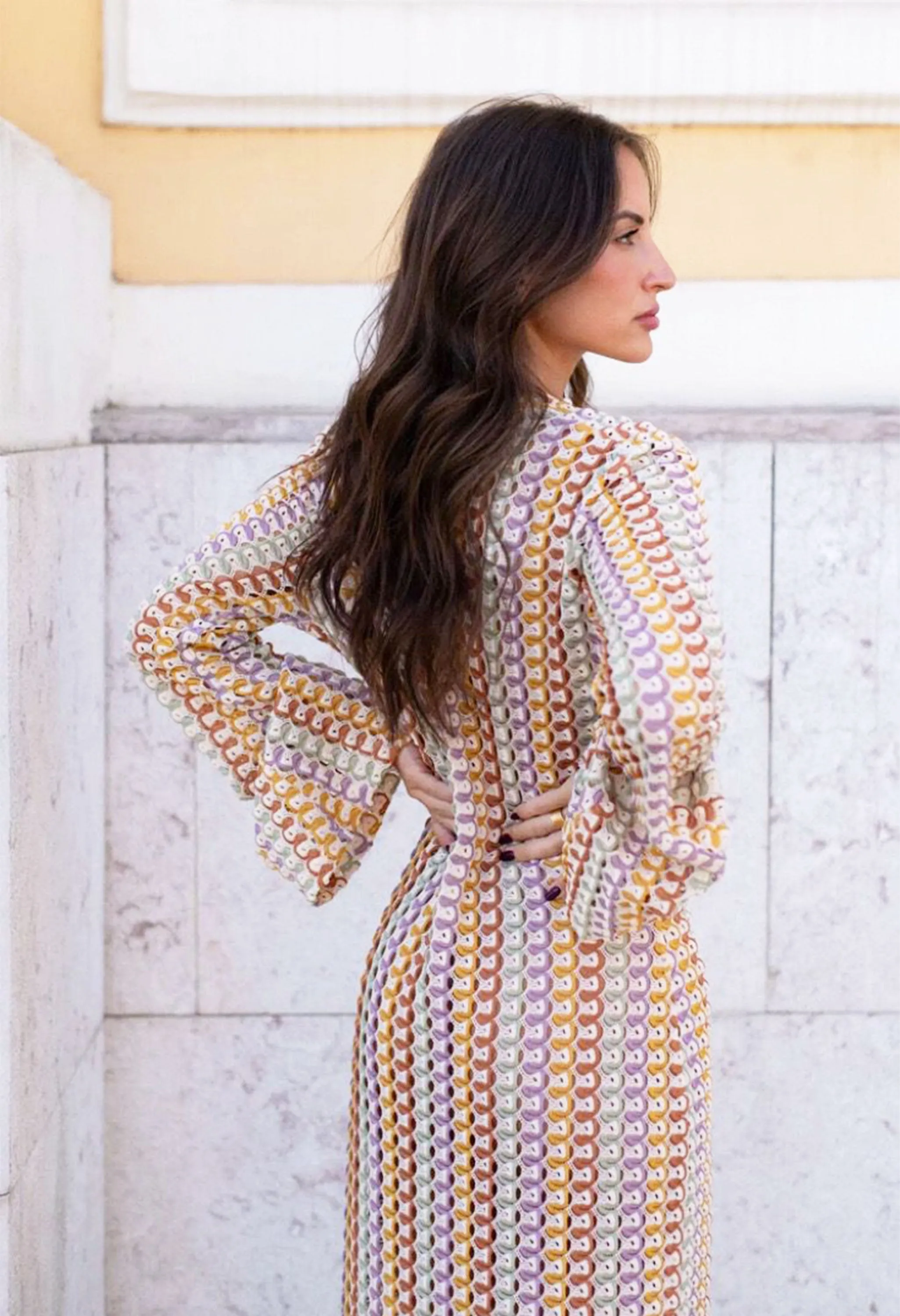 Pankh Evelyn Crochet Maxi Dress