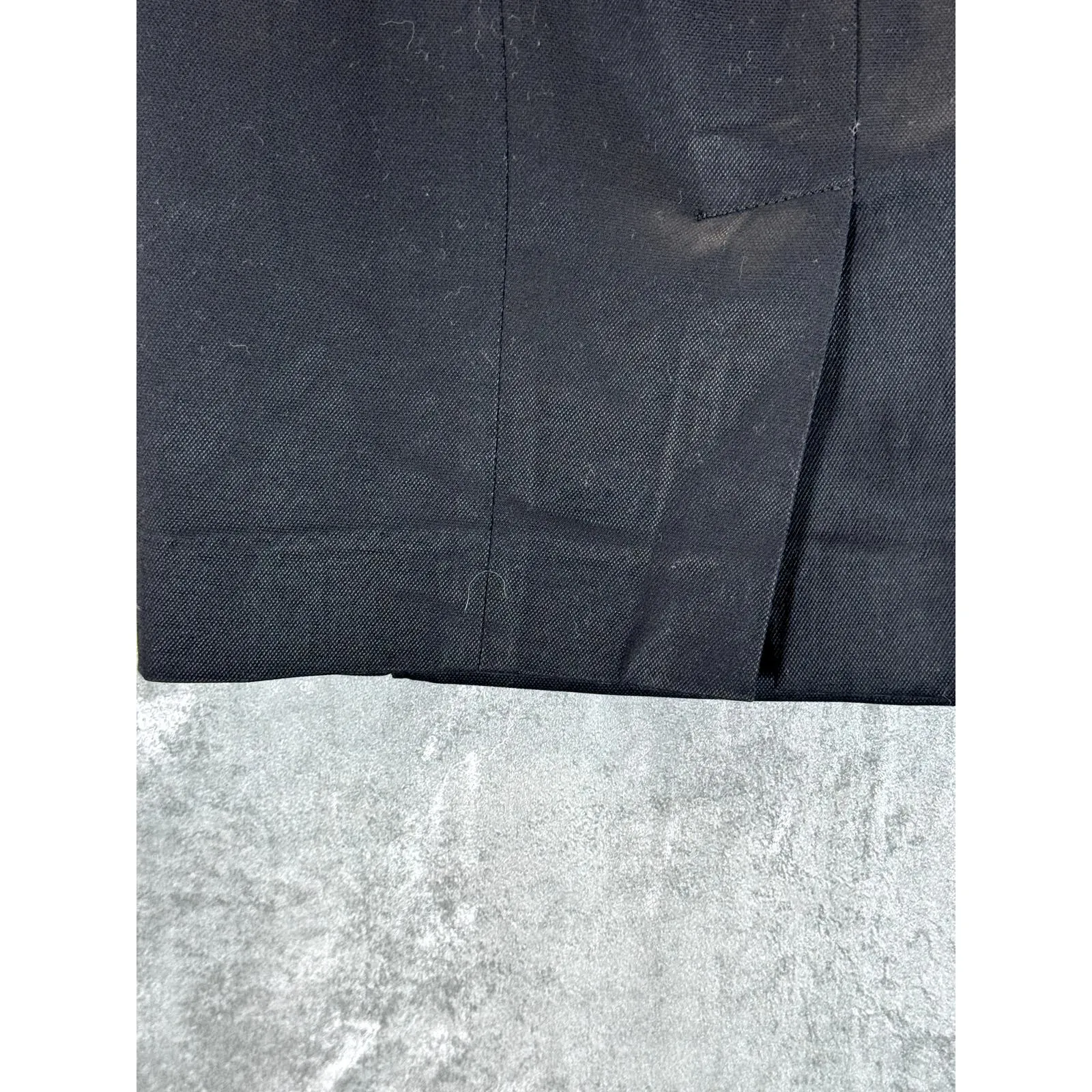 PATRIZIA PEPE Women's Black Solid Mini Pencil Skirt SZ 42(US 6)