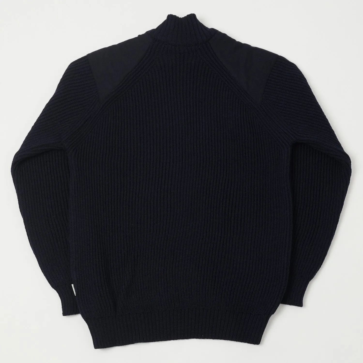 Peregrine Foxton Zip Neck Jumper - Navy
