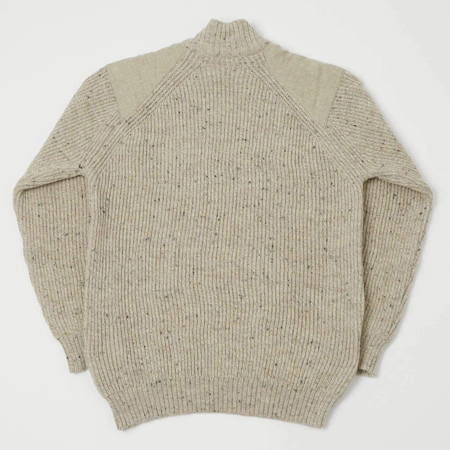 Peregrine Foxton Zip Neck Jumper - Oatmeal