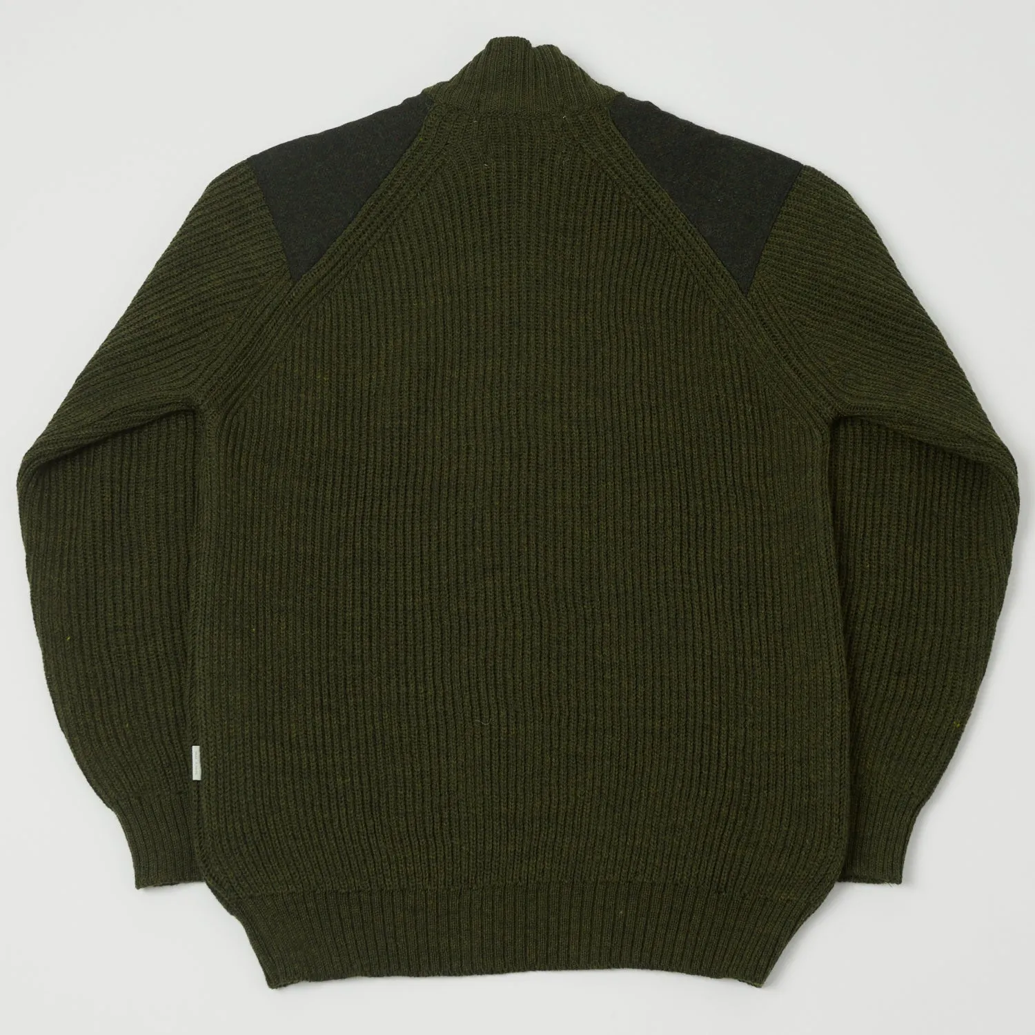 Peregrine Foxton Zip Neck Jumper - Olive