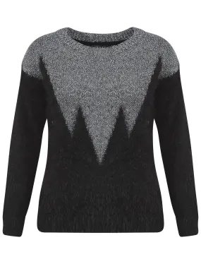 Periwinkle Womens Jumper in Anthracite - Amara Reya